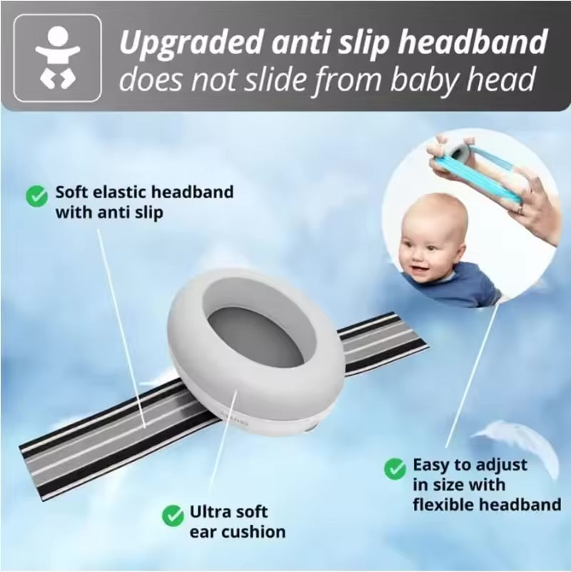 Baby ear defenders - White