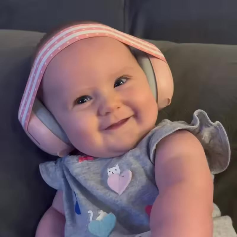 Baby ear defenders - pink