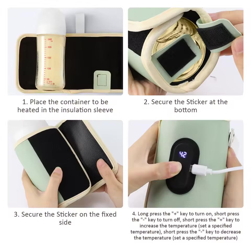 Portable bottle warmer - Green