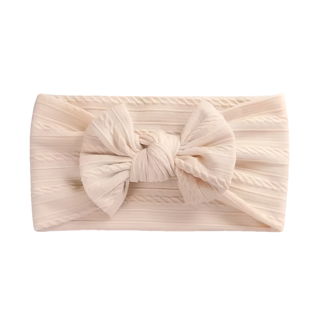 Bow headband - Light pink