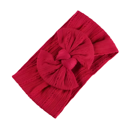 Bow headband - Red