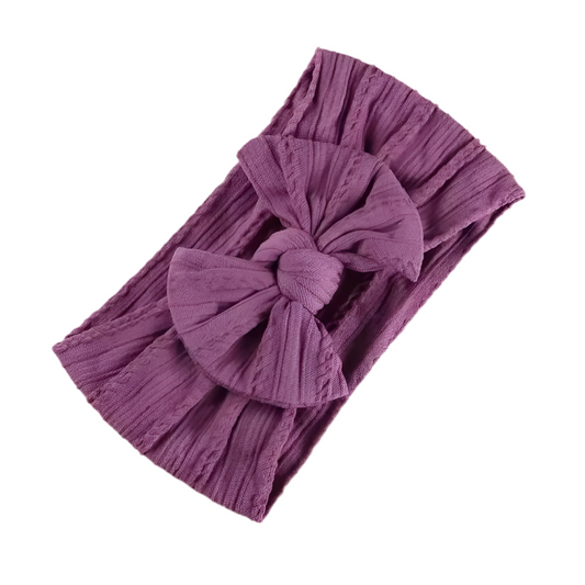 Bow headband - Purple