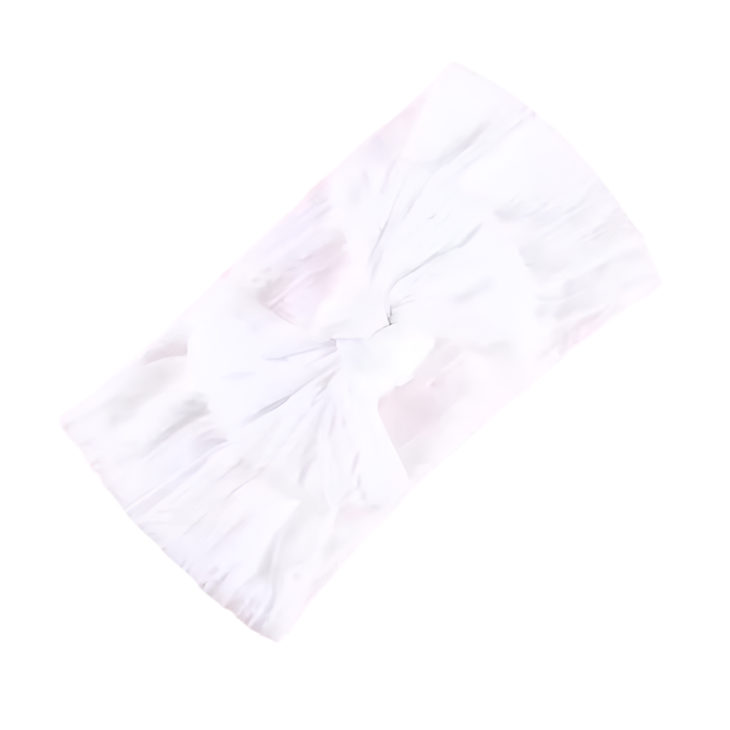 Bow headband - White