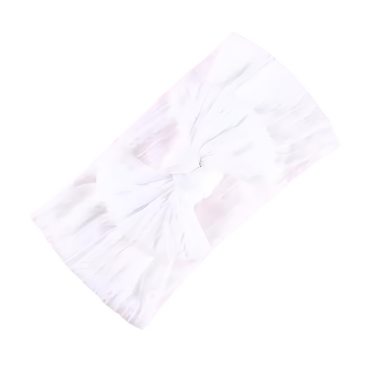 Bow headband - White
