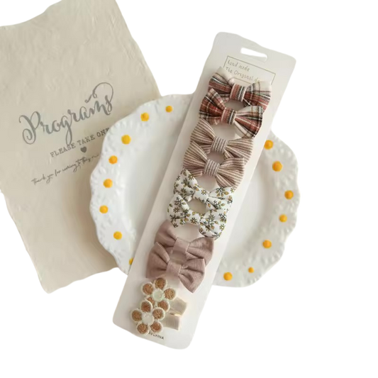 Bow hair clip - Browns