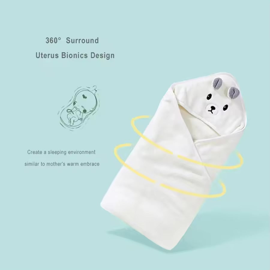 Baby 360 towel - White