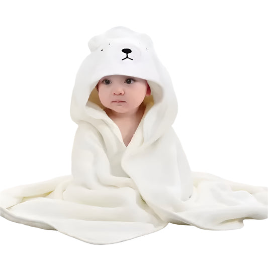 Baby 360 towel - White